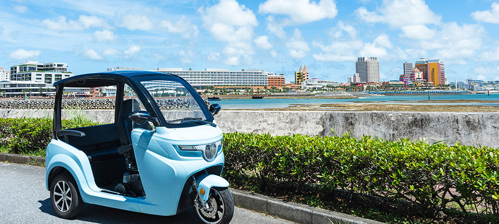 電動トゥクトゥクEmobi（えもび）レンタルのご案内