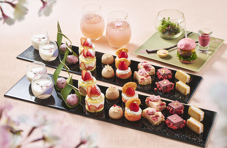 桜×ストロベリーアフタヌーンティー